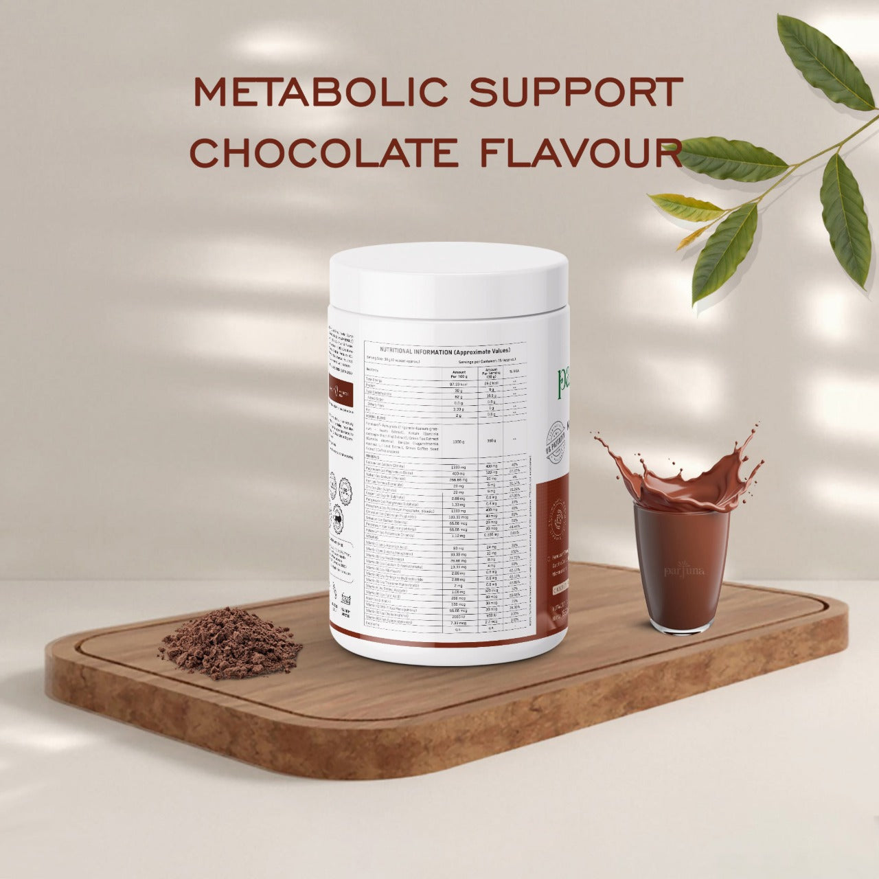 PARJUNA METABOLIC SUPPORT - CHOCOLATE